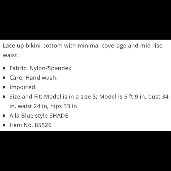 ✨NEW! ✨Aila Blue Bottom (XS) - Picture 5 of 8